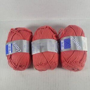 3 Skeins Vintage Schoeller Wolle Claire Discontinued Cotton Blend Yarn Color 21